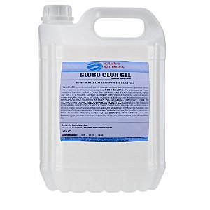 Detergente Alcalino Clorado 5L Clor Gel Limpe Pesada - Globo Química