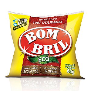 Esponja De Aço 60g c/8 Unidades - Bombril