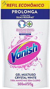 Alvejante Gel 500ml Crystal White Sache Tira Manchas - Vanish