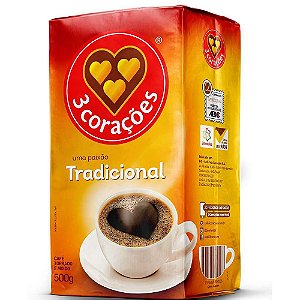 Café 500g tradicional - 3 coracões