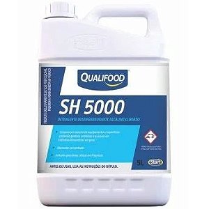 Detergente alcalino clorado 05 lt  sh 5000 qualifood