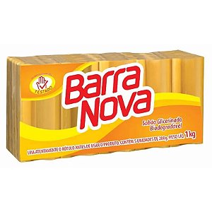 Sabão Glicerinado Biodegradável em Barra 1kg - Barra Nova