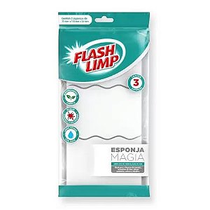 Esponja Magica c/3 - Flash Limp
