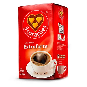 Café Extra Forte Vácuo 500G - 3 Corações