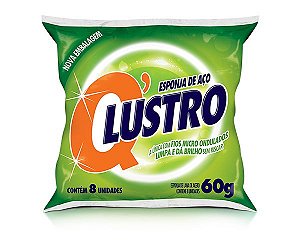 Esponja de Aço 60g c/8 - Q Lustro