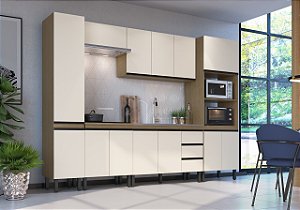 Cozinha Planejar  Ebano/Off White