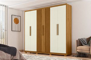 Roupeiro Lugano MDF Freijo/Off White 171.550