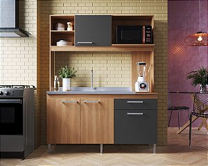 Cozinha Mali Rovere/Grafite