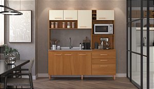 Cozinha Compacta Blume Nature/Champagne