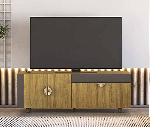 Rack Meia Lua Mel/Grafite