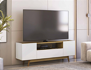 Rack Porto Belo Mel/Branco