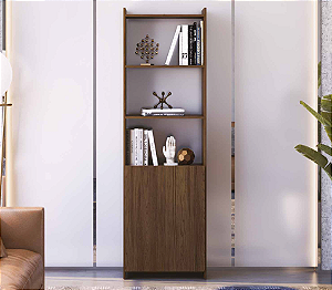 Estante Livreiro com Portas Mumbai