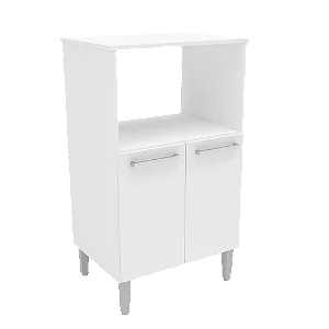 Balcao Multiuso para Forno e Micro Branco