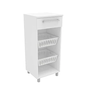 Balcao Fruteira com 1 Gaveta Branco