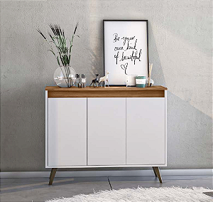 Aparador 3 Portas Bangkok Manchester/Branco
