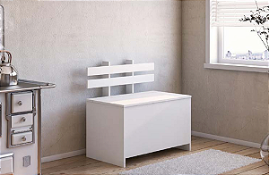 Caixa de Lenha Italia Branca