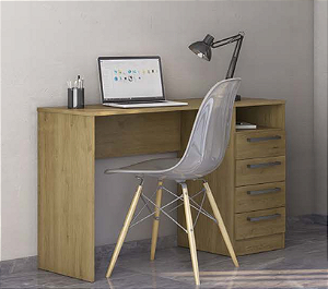 Mesa de Escritorio 4 Gavetas Mel