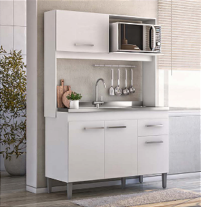 Cozinha Compacta Maia Branca