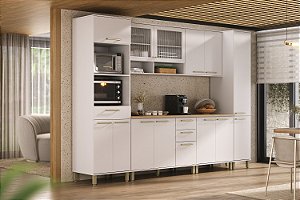 Cozinha Modulada Bari Branco 100%MDF