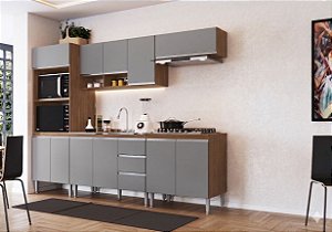 Cozinha Athena Freijo/Cinza