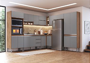 Cozinha Athena Freijo/Cinza