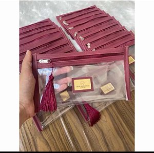 Nécessaire transparente personalizada