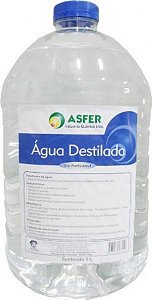 Água Destilada 5 Litros - ASFER