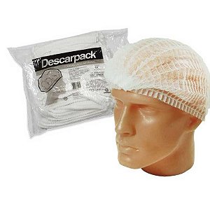 Touca Descartavel c/ 100 uni - DESCARPACK