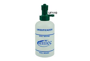 Umidificador De Oxigênio com Frasco de PVC 250 ml - UNITEC
