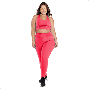 CONJUNTO BASIC PLUS SIZE ROSA