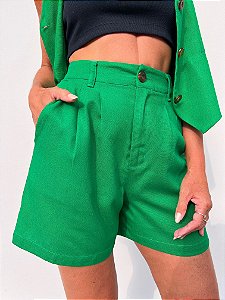 Shorts Alfaiataria Laís Verde