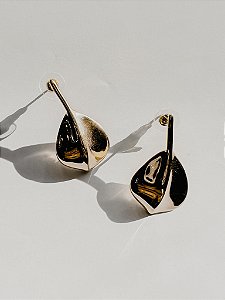 Brinco Metal Dourado Anturio - Mini Moni