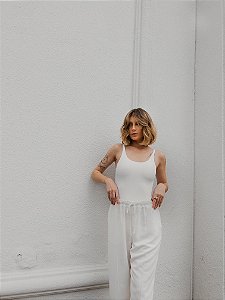 Body Básico De Alça Branco Giovanna - Mini Moni