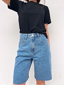 Bermuda Jorts Feminina Denim Antônia - Mini Moni