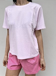 T-Shirt Feminina Rosa Camila - Mini Moni