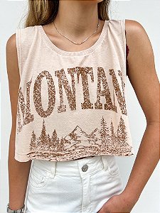 Regata Cropped Bege Montana - Mini Moni