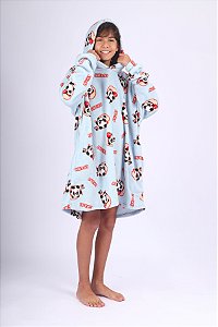 PIJAMA MONAKIDS BUFANDA SOFT PANDA COM CAPUZ INFANTIL E TEEN