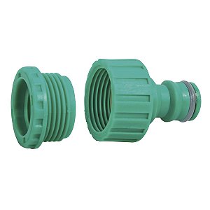 Tramontina Adaptador Fêmea com Rosca 3/4" e Redução 1/2" em Plástico para Jardim