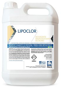Perol Lipoclor Detergente Alcalino Clorado 5 Litros