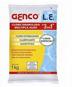 Genco Cloro Granulado 3 em 1 c/ 1 kg