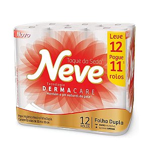 Neve Papel Higiênico Folha Dupla leve 12 pg 11