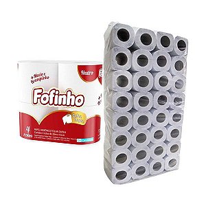 Fofinho Fardo Papel Higiênico Folha Dupla 30 m c/ 64 rolos