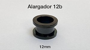Alargador aço black 12mm