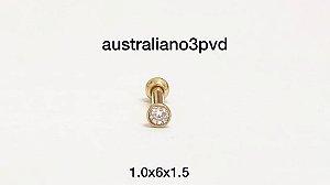 Australiano aço pvd 1.0x6x1,5