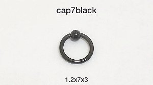 Captive aço black 8mm
