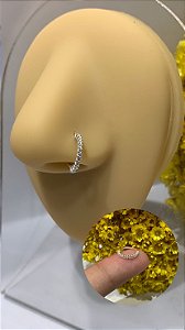 Argola em prata 925 8mm