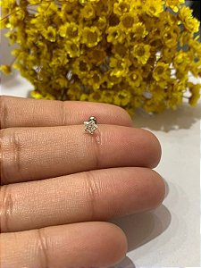 Estrela em prata 925 cravejada 8mm