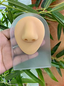 expositor de silicone nariz