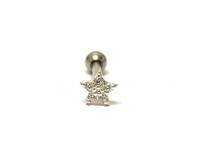 Estrela em prata 925