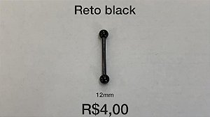 Reto em aço black 12mm